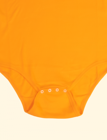 Plain orange onesie