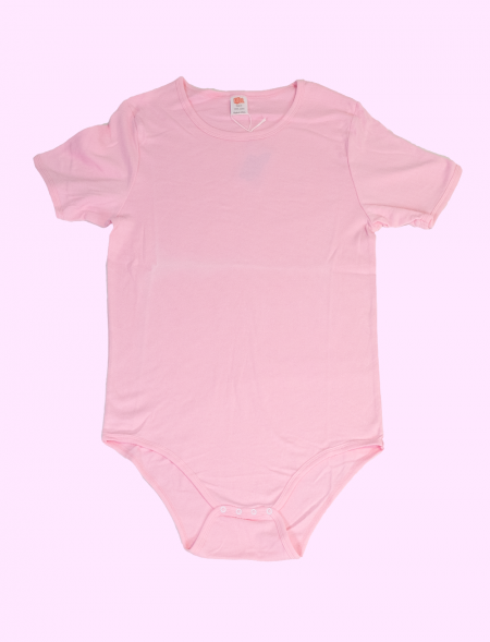 Plain pink onesie