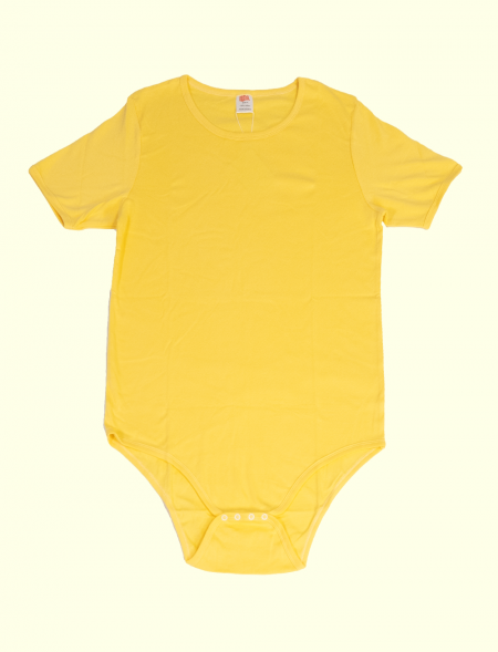 Plain yellow onesie