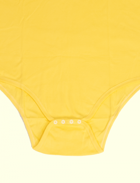 Plain yellow onesie