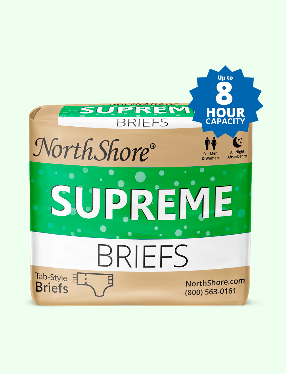 Northshore Supreme briefs Green