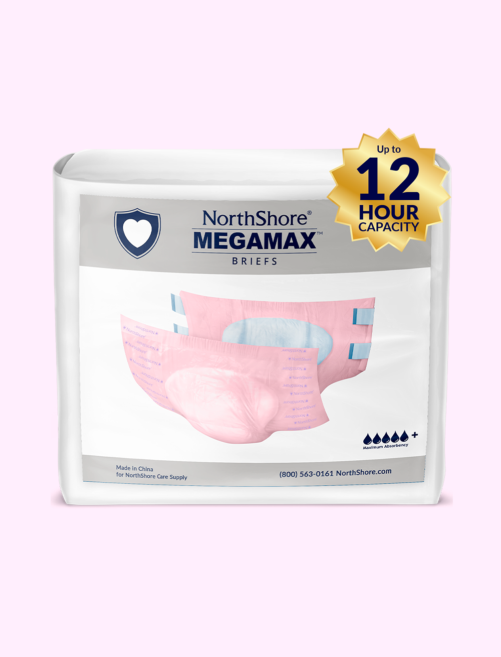 Northshore Megamax Rose - Couches plastifiées - Diaper-Minister